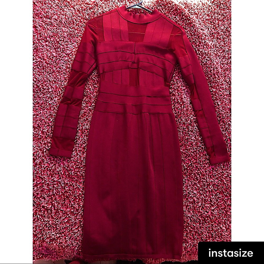 Nylon Long sleeve Dress